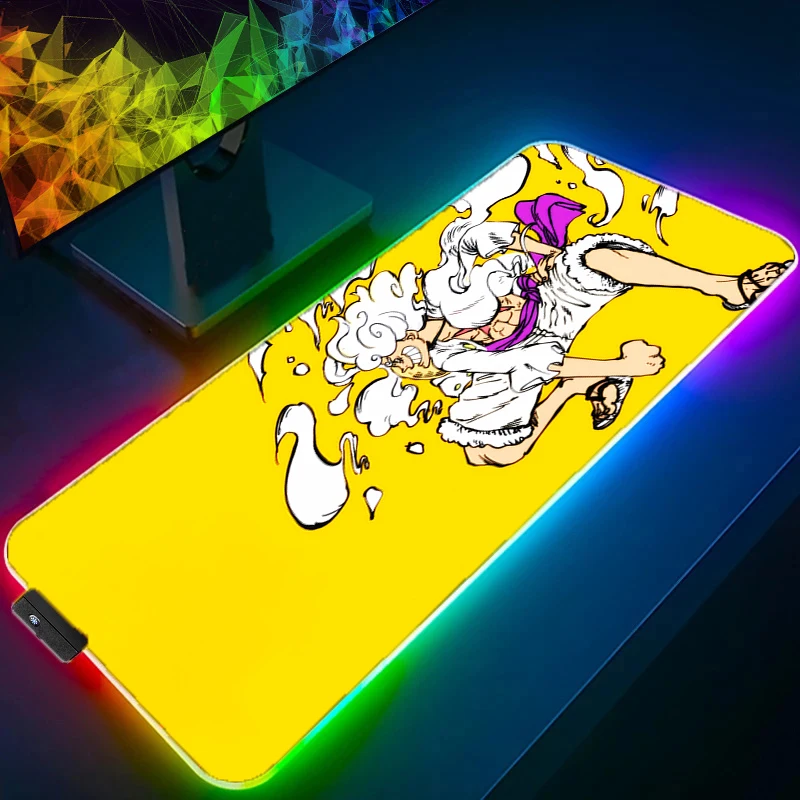 RGB LED Mouse Pad One Piece Luffy Office Desk Mat Computer Game Mousepad Rubber Keyboard Pad PC Accessories Mouse Mat Tablet Pad
RGB LED Mouse Pad One Piece Luffy Office Desk Mat Computer Game Mousepad Rubber Keyboard Pad PC Accessories Mouse Mat Tablet Pad