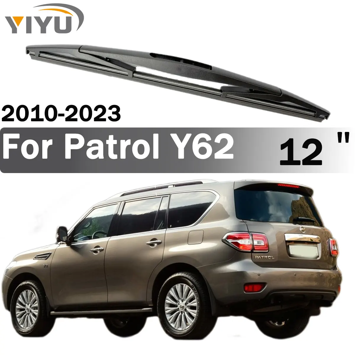 12" Rear Wiper Blade 1PC For Nissan Patrol Y62 2010-2023 Car Rear Window Brushes Accessories
12" Rear Wiper Blade 1PC For Nissan Patrol Y62 2010-2023 Car Rear Window Brushes Accessories