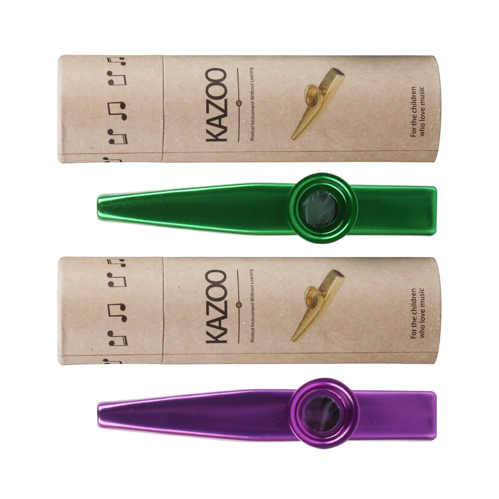 4 Pcs Durable Metal Kazoos Music Instruments Set Perfect For Kids And Music Lovers 
4 Pcs Durable Metal Kazoos Music Instruments Set Perfect For Kids And Music Lovers