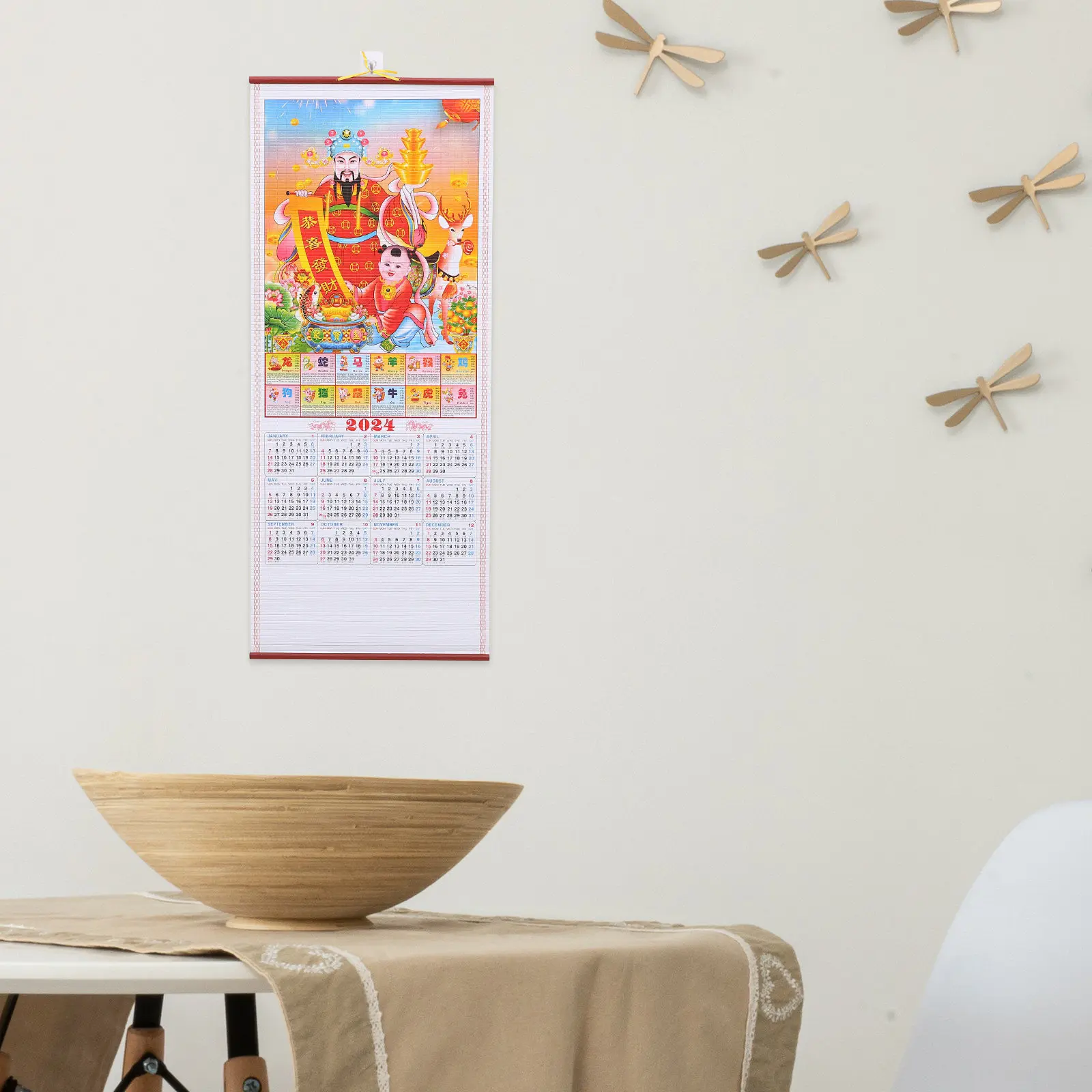 2024 Dragon Zodiac Hanging Calendar Premium Thickened Material Complete Lunar Calendar Daily Planning Wall Decor for Home
2024 Dragon Zodiac Hanging Calendar Premium Thickened Material Complete Lunar Calendar Daily Planning Wall Decor for Home
