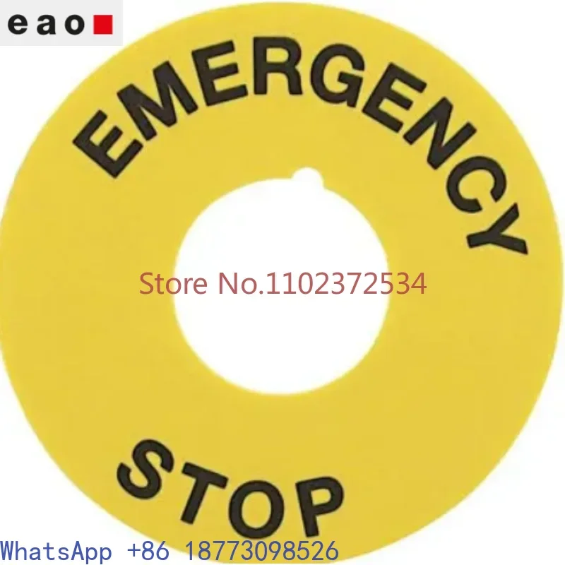 704.963.6 5 7 Symbol board of eao emergency stop switch 704.963.6 1 4 5 8 9
704.963.6 5 7 Symbol board of eao emergency stop switch 704.963.6 1 4 5 8 9