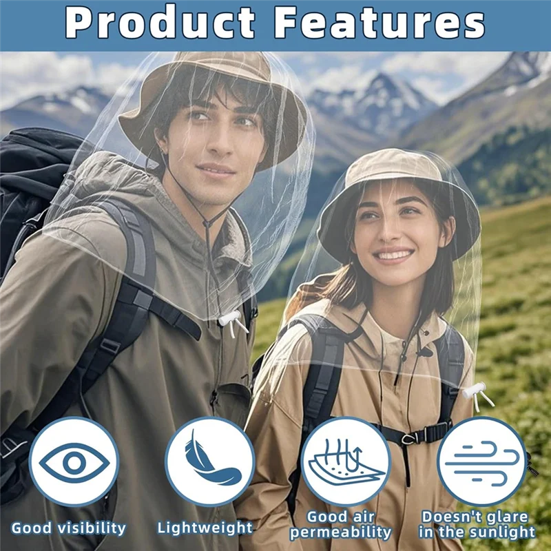 A74E-2 Pack Mosquito Head Net Mesh Insects Mesh Head Net For Gardening Hiking Fishing Traveling For Hats, Mesh Face Shield White
A74E-2 Pack Mosquito Head Net Mesh Insects Mesh Head Net For Gardening Hiking Fishing Traveling For Hats, Mesh Face Shield White