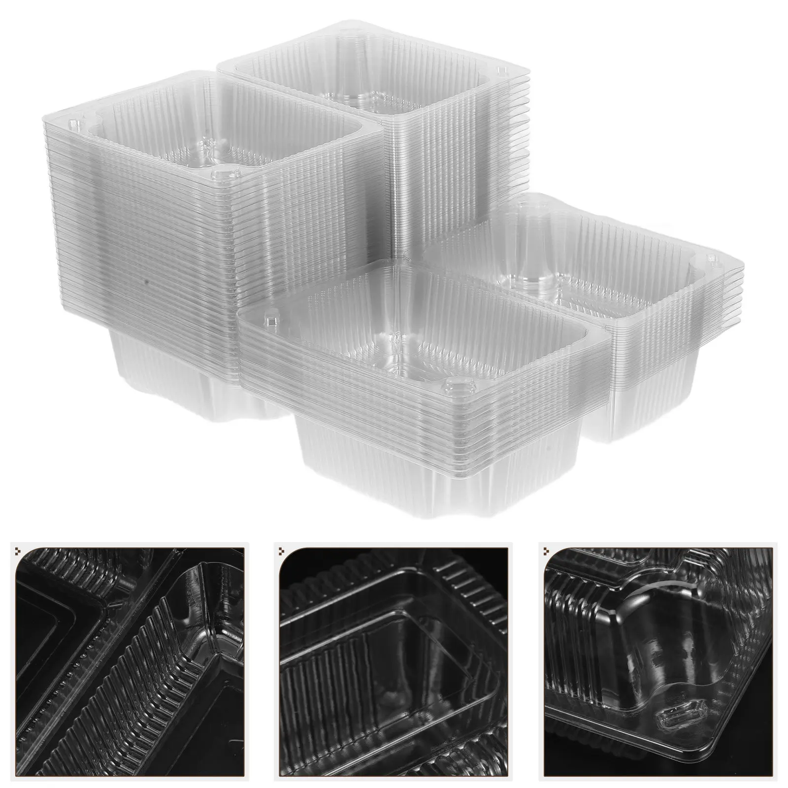 100Pcs Transparent Food Grade Plastic Cake Containers for Individual Slices Mini Cheesecakes Treats Dessert Boxes Takeout
100Pcs Transparent Food Grade Plastic Cake Containers for Individual Slices Mini Cheesecakes Treats Dessert Boxes Takeout