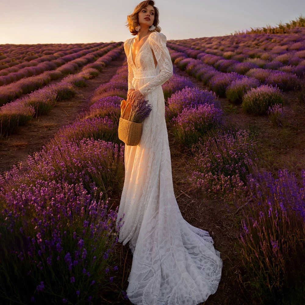 Mophiel Bohemia Wedding Dresses Detachable Sleeves Halter Lace Bridal Dress A Line Bech Bride Gown vestido de novia Customized
Mophiel Bohemia Wedding Dresses Detachable Sleeves Halter Lace Bridal Dress A Line Bech Bride Gown vestido de novia Customized