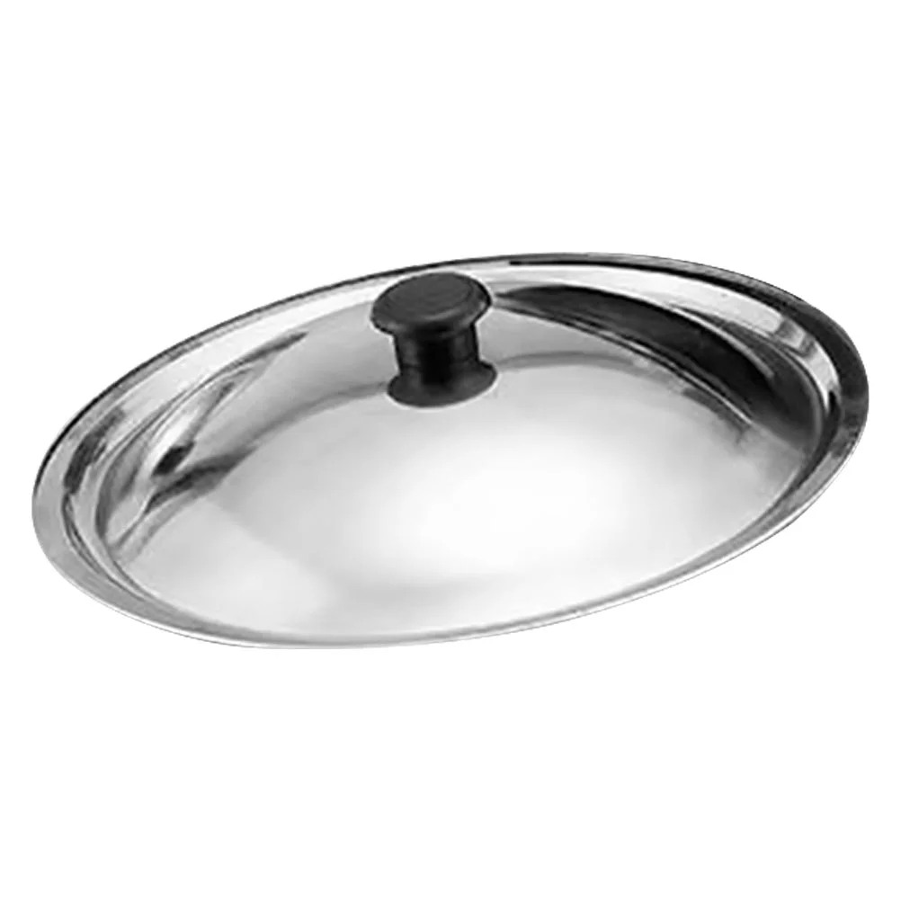Electric Skillet with Lid Pot Cover Grease Splatter for Frying Pan Replacement Silver Universal
Electric Skillet with Lid Pot Cover Grease Splatter for Frying Pan Replacement Silver Universal