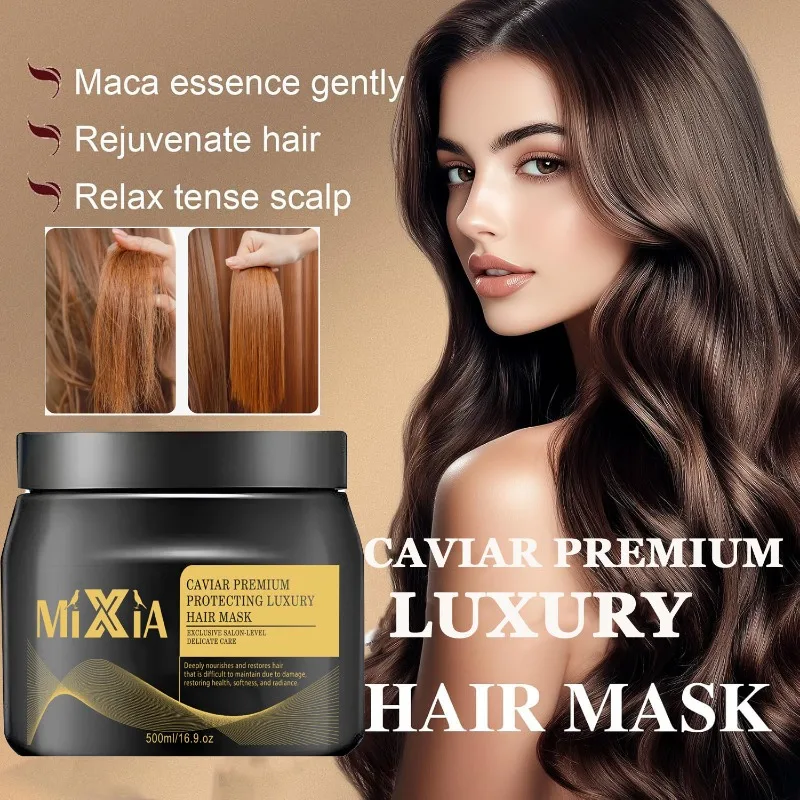 Black Diamond Caviar Hair Mask Nourishing Smoothing Treatment for Frizz Control, Damaged Hair Repair,Heat-Free Deep Conditioning
Black Diamond Caviar Hair Mask Nourishing Smoothing Treatment for Frizz Control, Damaged Hair Repair,Heat-Free Deep Conditioning