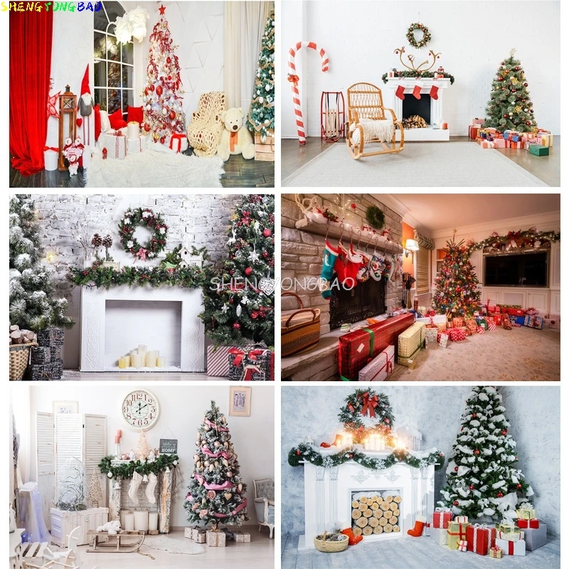 SHENGYONGBAO Christmas Day Photography Background Christmas Tree Backdrops For Photo Studio Props CHM-102
SHENGYONGBAO Christmas Day Photography Background Christmas Tree Backdrops For Photo Studio Props CHM-102