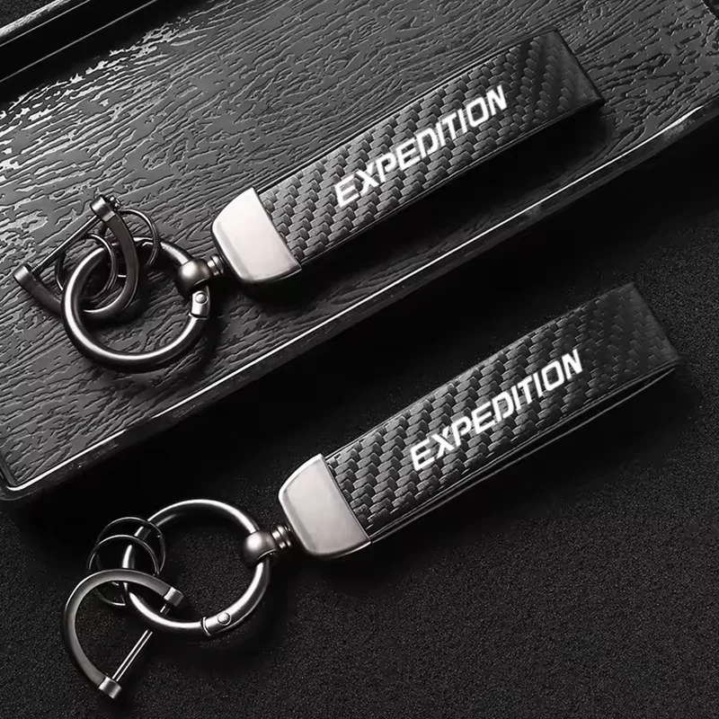 Carbon fiber Leather Car Keyring for Ford Expedition EcoSport 2013-2017 2020 2021 Exquisite Anti-lost Car Keychain
Carbon fiber Leather Car Keyring for Ford Expedition EcoSport 2013-2017 2020 2021 Exquisite Anti-lost Car Keychain