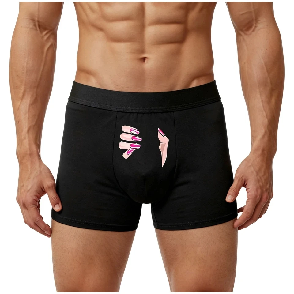 Men's Boxer Shorts Valentine's Day Sexy Finger Fun Print Underwear Breathable Panties Man Boxershorts U Convex Male Underpants
Men's Boxer Shorts Valentine's Day Sexy Finger Fun Print Underwear Breathable Panties Man Boxershorts U Convex Male Underpants