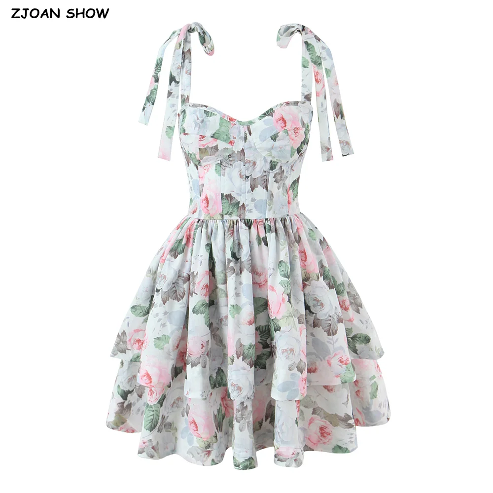 Летнее сексуальное платье-корсет с цветочным принтом, на бретелях с бантом, с перекрестной шнуровкой на спине, двухслойное, короткое, для женщин
Летнее сексуальное платье-корсет с цветочным принтом, на бретелях с бантом, с перекрестной шнуровкой на спине, двухслойное, короткое, для женщин