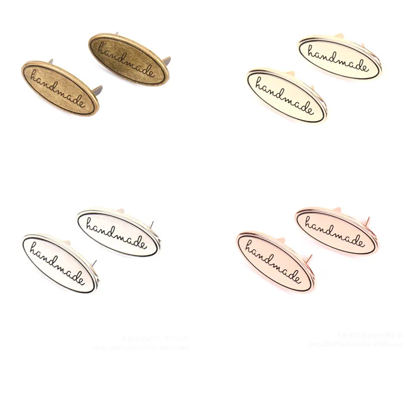 5PC Set DIY Sewing Tags for Bags And Purse Letter Printed Handmade Metal Labels Gold & Silver Craft Garment Labels Handmade
5PC Set DIY Sewing Tags for Bags And Purse Letter Printed Handmade Metal Labels Gold & Silver Craft Garment Labels Handmade
