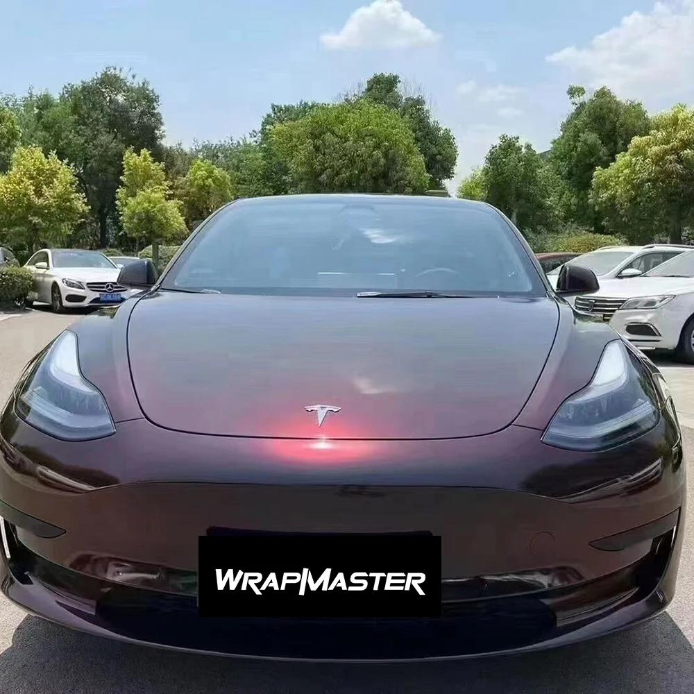 Wrapmaster color shift PET Flowing Phantom Red vehicle Wraps Vinyl wrapping film
Wrapmaster color shift PET Flowing Phantom Red vehicle Wraps Vinyl wrapping film