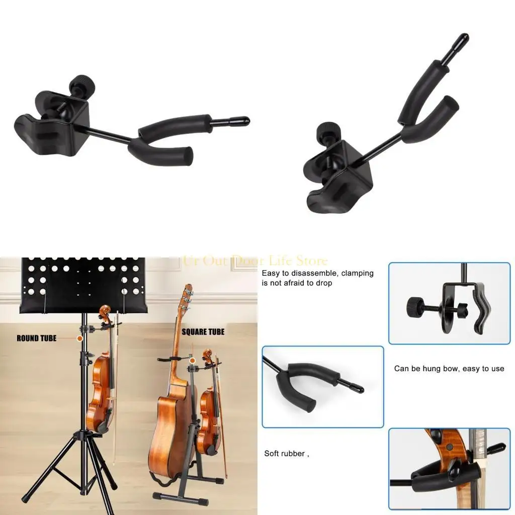 77UF Крючок для подвешивания скрипки Крючок для удержания альта Вешалка для скрипки Подвесная стойка Подвесная подставка
77UF Крючок для подвешивания скрипки Крючок для удержания альта Вешалка для скрипки Подвесная стойка Подвесная подставка