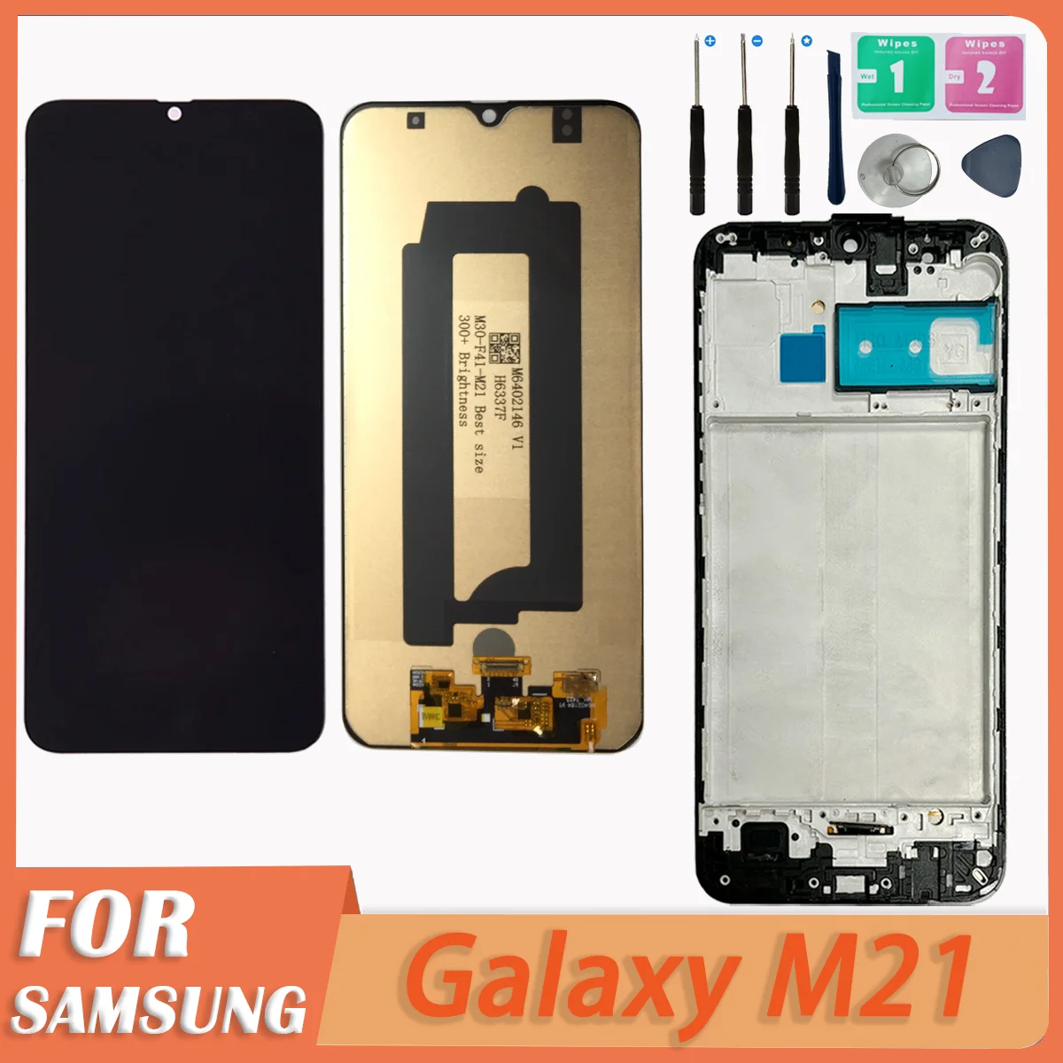6.4'' M21 Screen With Frame For Samsung Galaxy M21 M215 M215F M215F/DS Lcd Display Touch Screen Digitizer Assembly Replacement
6.4'' M21 Screen With Frame For Samsung Galaxy M21 M215 M215F M215F/DS Lcd Display Touch Screen Digitizer Assembly Replacement