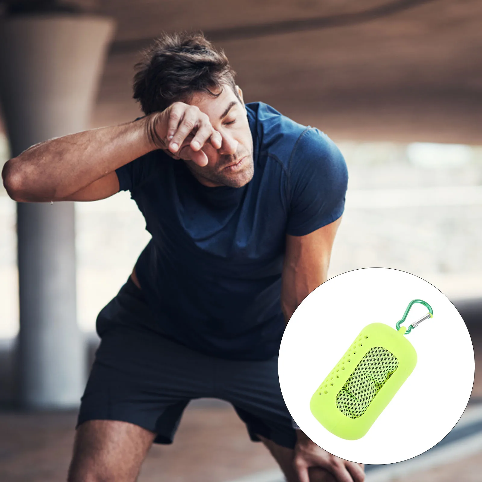 Quick-drying Fitness Cooling Towel Round Cylinder Green 30x90cm Gym Sweat Wicking Portable Sports Travel Yoga towels for workout
Quick-drying Fitness Cooling Towel Round Cylinder Green 30x90cm Gym Sweat Wicking Portable Sports Travel Yoga towels for workout