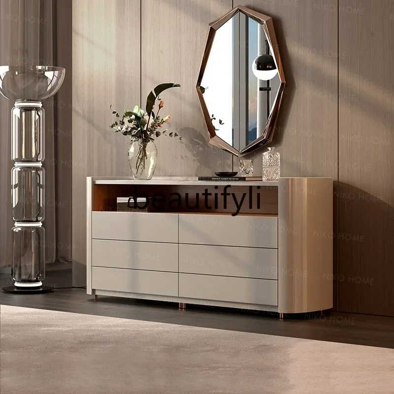 Minimalist Sideboard Cabinet Wall-Mounted Integrated Living Room Home Simple Dining Room Decorative Cabinet Storage 
Minimalist Sideboard Cabinet Wall-Mounted Integrated Living Room Home Simple Dining Room Decorative Cabinet Storage