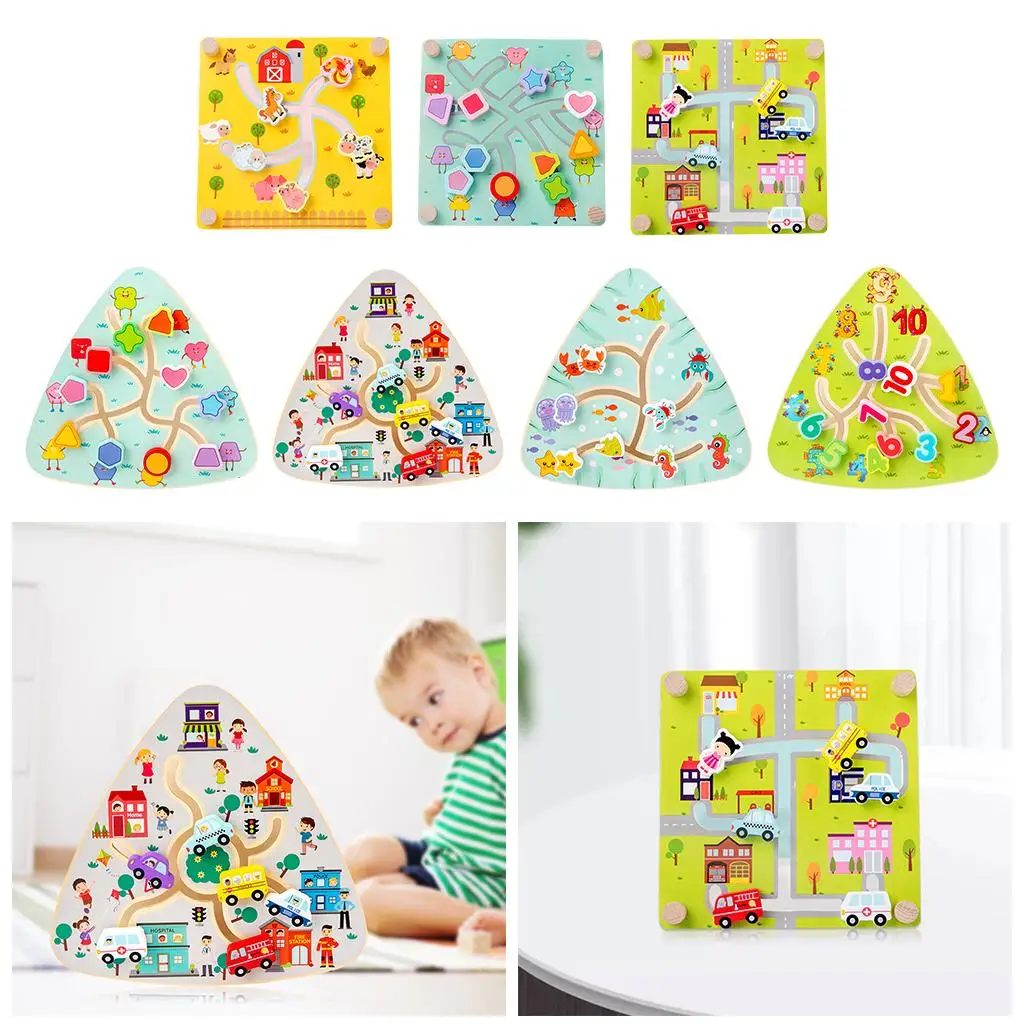 Wooden Maze Activity Game Montessori Math Education Toy STEM Toy 3 Year Kids
Wooden Maze Activity Game Montessori Math Education Toy STEM Toy 3 Year Kids