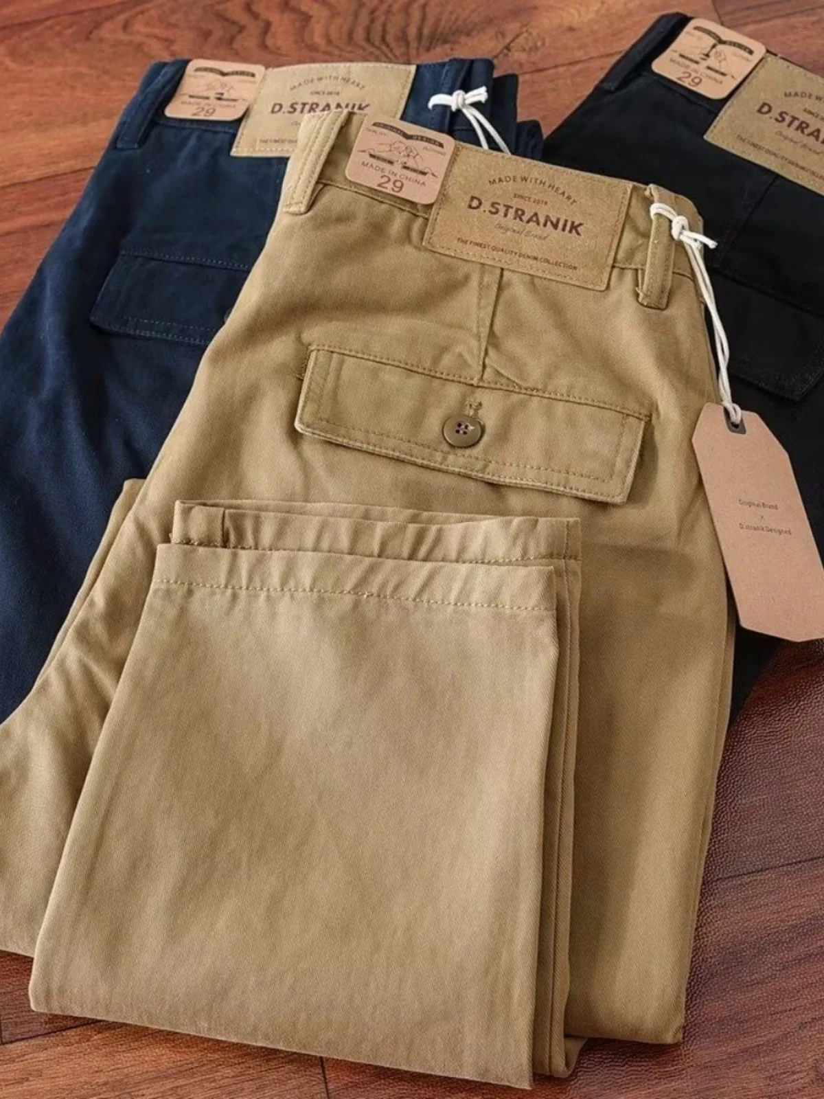 Men's Casual Loose Straight Leg Cotton Work Trousers Thi Waed Khaki Long Pants Youth Faion Busin Casual Wear
Men's Casual Loose Straight Leg Cotton Work Trousers Thi Waed Khaki Long Pants Youth Faion Busin Casual Wear