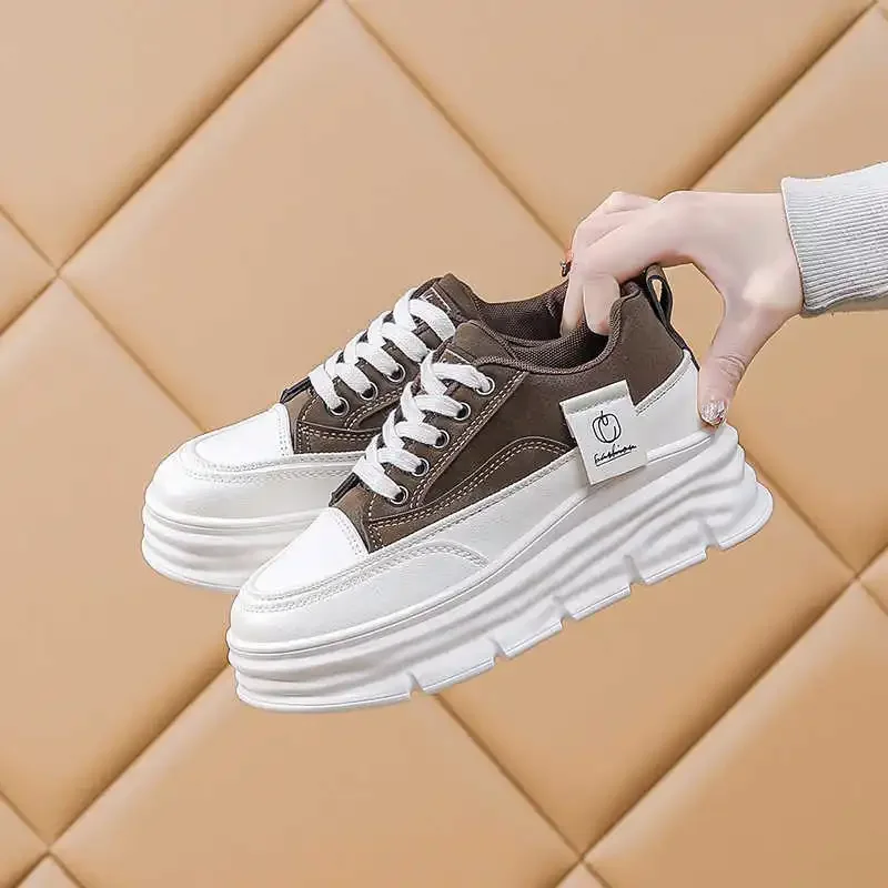 Round Foot Thick Heeled Womens High Top Sneakers Vintage Boots Women Shoes Womans Trainer Sport Entertainment Exercise
Round Foot Thick Heeled Womens High Top Sneakers Vintage Boots Women Shoes Womans Trainer Sport Entertainment Exercise