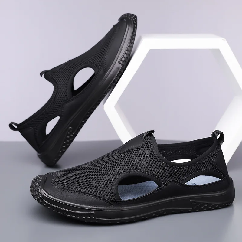 2026 Men's Casual Shoes Summer New Breathable Mesh Comfortable Men Sandals Hollow Soft Bottom Lightweight Fashion Slip on Flats
2026 Men's Casual Shoes Summer New Breathable Mesh Comfortable Men Sandals Hollow Soft Bottom Lightweight Fashion Slip on Flats