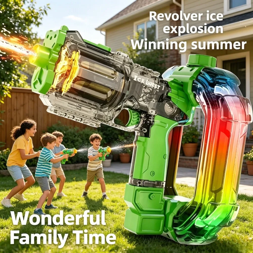 Upgraded Electric Revolver Water Gun Charging Automatic Squirt Guns High Powered Up to 26FT Longer Range Water Pistol for Kids
Upgraded Electric Revolver Water Gun Charging Automatic Squirt Guns High Powered Up to 26FT Longer Range Water Pistol for Kids