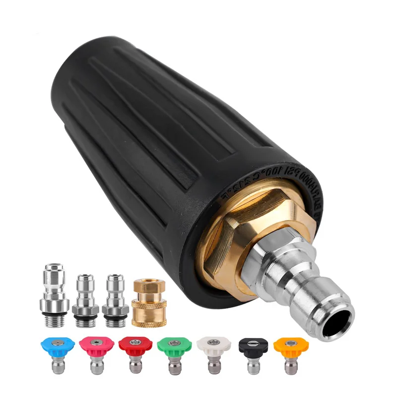 12 шт., вращающийся на 360 градусов распылитель с турбонасадкой и быстроразъемным соединением 1/4 дюйма, 4000 фунтов на квадратный дюйм, аксессуары для мойки высокого давления, латунь
12 шт., вращающийся на 360 градусов распылитель с турбонасадкой и быстроразъемным соединением 1/4 дюйма, 4000 фунтов на квадратный дюйм, аксессуары для мойки высокого давления, латунь