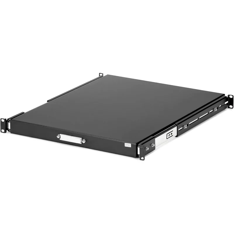 1U Sliding Server Rack Mount Keyboard Shelf Tray, 55lbs (25Kg), 22in (55cm) Deep Steel Pull Out Drawer for Racks
1U Sliding Server Rack Mount Keyboard Shelf Tray, 55lbs (25Kg), 22in (55cm) Deep Steel Pull Out Drawer for Racks