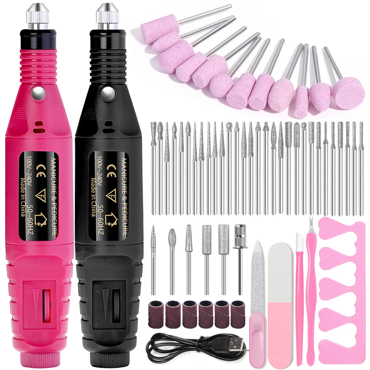 Electric Nail Drill Machine Set Professional Nail Drills Set for Gel Nails Polish Portable Nail File Manicure Tool Set
Electric Nail Drill Machine Set Professional Nail Drills Set for Gel Nails Polish Portable Nail File Manicure Tool Set