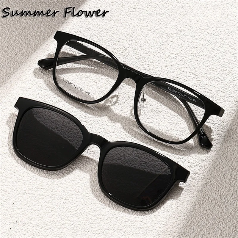 Clips On Sunglasses Magnetic Optical Eyewear Round Fashion Design Prescription Lenses Gafas Woman Man Reading Glasses
Clips On Sunglasses Magnetic Optical Eyewear Round Fashion Design Prescription Lenses Gafas Woman Man Reading Glasses