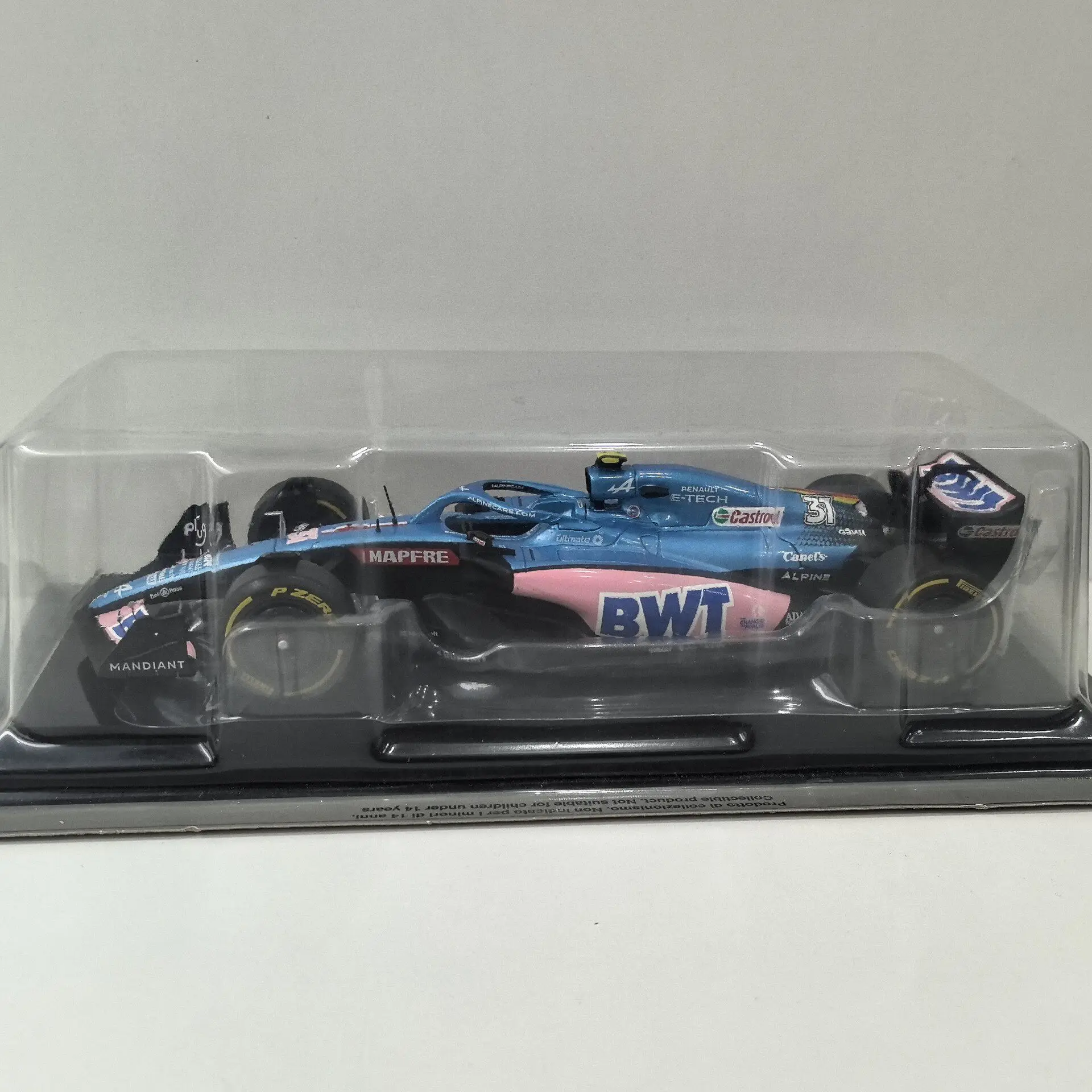 Diecast IXO 1/24 Scale ALPINE A522 # 31 2022 F1 Racing H3 Alloy Car Model
Diecast IXO 1/24 Scale ALPINE A522 # 31 2022 F1 Racing H3 Alloy Car Model