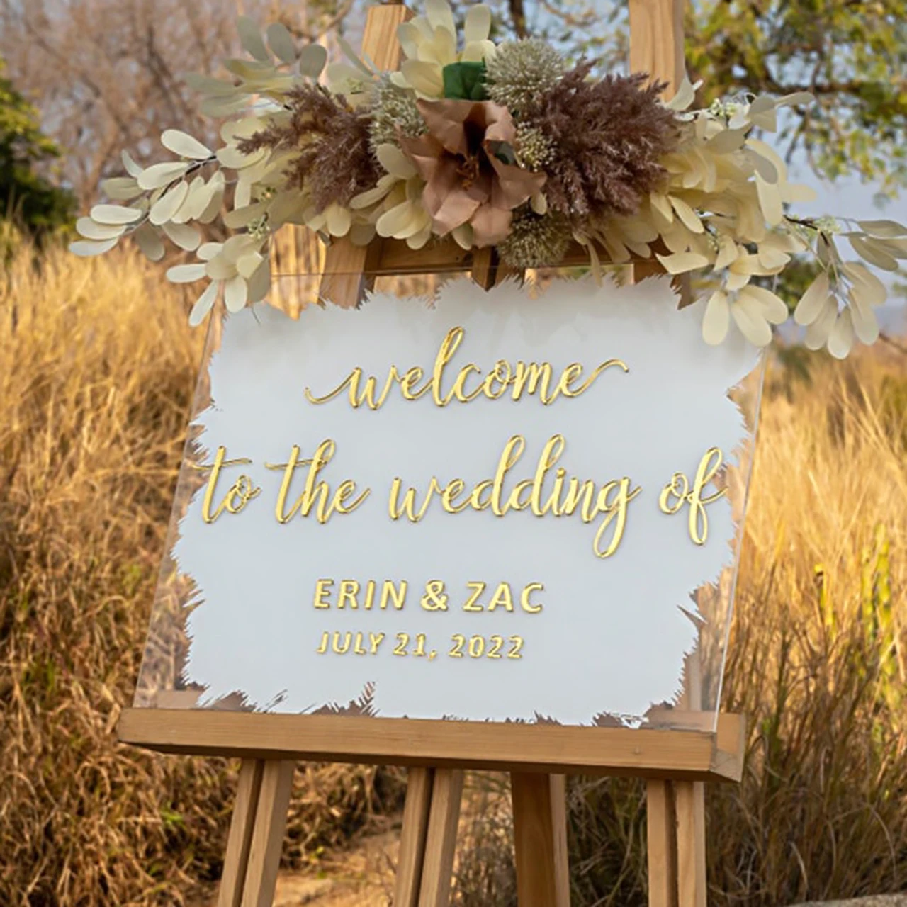 Brushed Wedding Welcome Sign, Personalized painted Calligraphy, Bridal Shower sign, 3D Acrylic Personalized Couple Names Sign
Brushed Wedding Welcome Sign, Personalized painted Calligraphy, Bridal Shower sign, 3D Acrylic Personalized Couple Names Sign