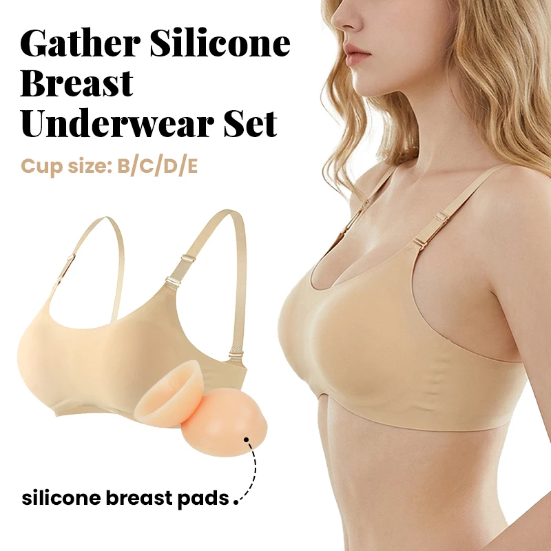 Silicone Pads 2 in 1 Bra Detachable Women Push Up Gathering Boost Bust Enhancer Men Padded Top Daily Wear Cosplay Drag Queen
Silicone Pads 2 in 1 Bra Detachable Women Push Up Gathering Boost Bust Enhancer Men Padded Top Daily Wear Cosplay Drag Queen