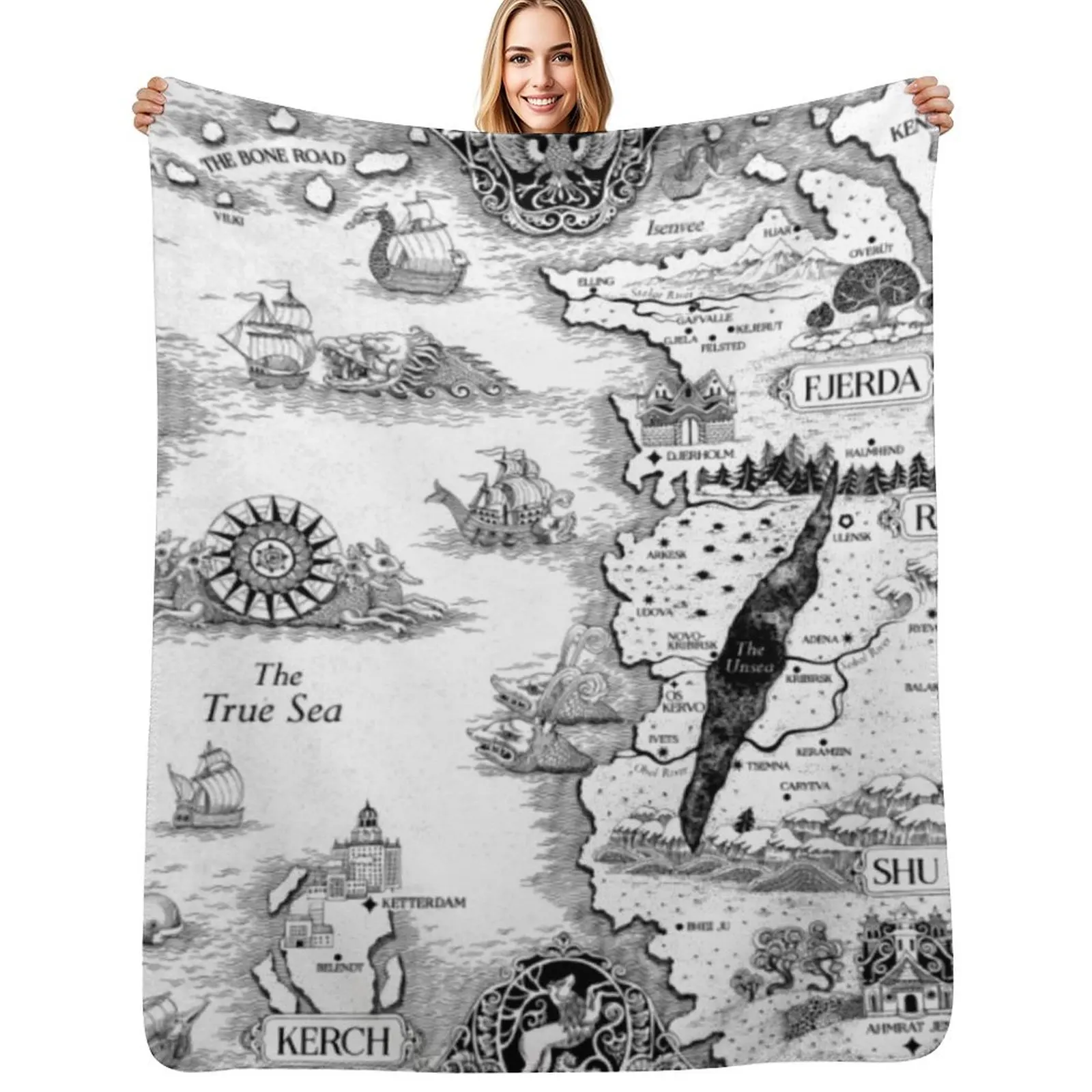 Grisha Map 2 Throw Blanket Long Lasting Soft Plush Blanket for Daily Use
Grisha Map 2 Throw Blanket Long Lasting Soft Plush Blanket for Daily Use