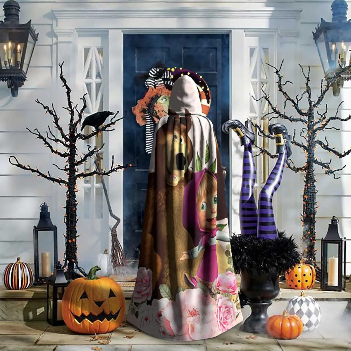 Cartoon Masha And The Bears Long Hooded Cloak Witch Medieval Costume Cosplay Cape HalloweenCoat Adult Unisex
Cartoon Masha And The Bears Long Hooded Cloak Witch Medieval Costume Cosplay Cape HalloweenCoat Adult Unisex