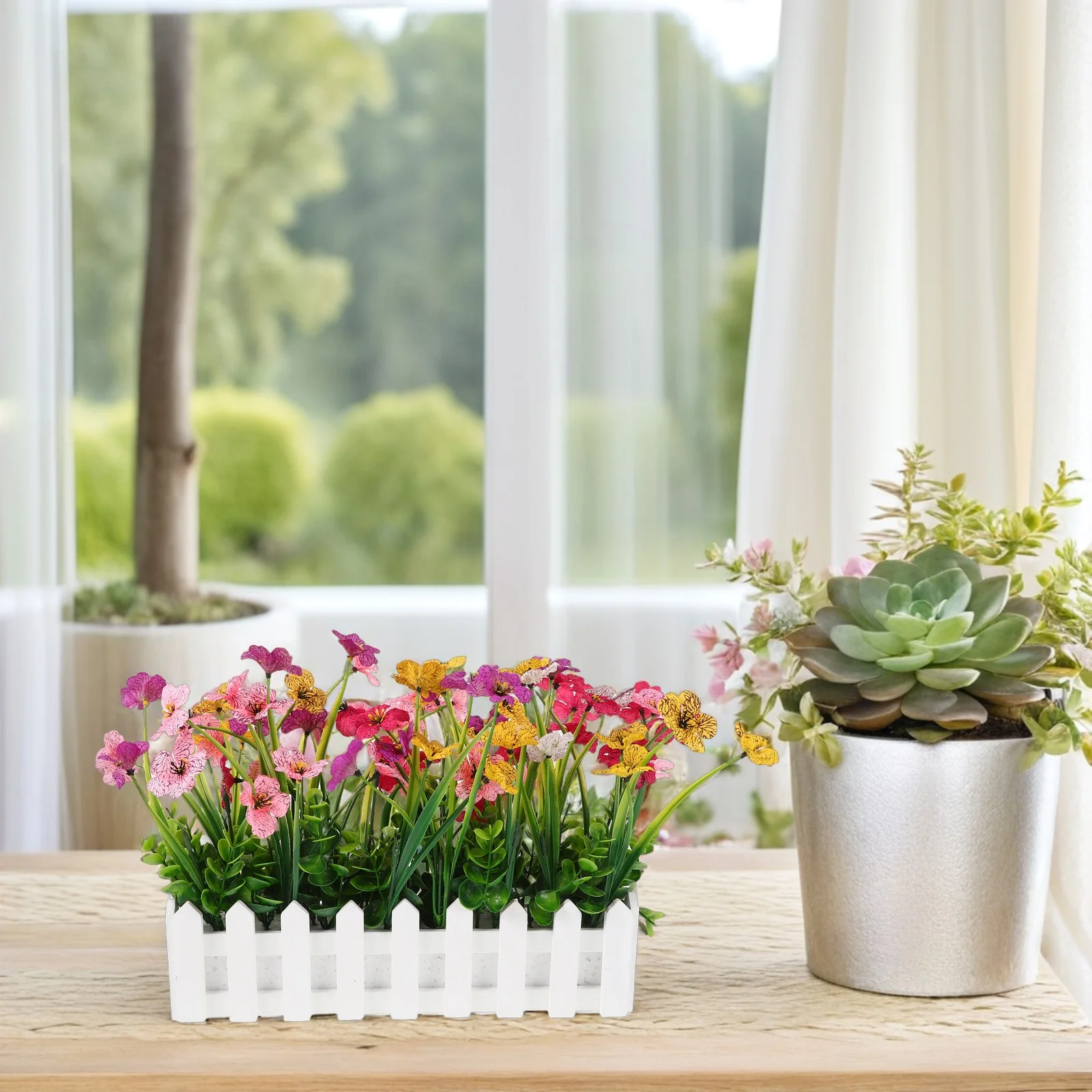 Artificial Flowers Decoration Realistic Violets Home Decor Fake Hanging Centerpieces Table Potted Faux Plants Indoor Wooden
Artificial Flowers Decoration Realistic Violets Home Decor Fake Hanging Centerpieces Table Potted Faux Plants Indoor Wooden
