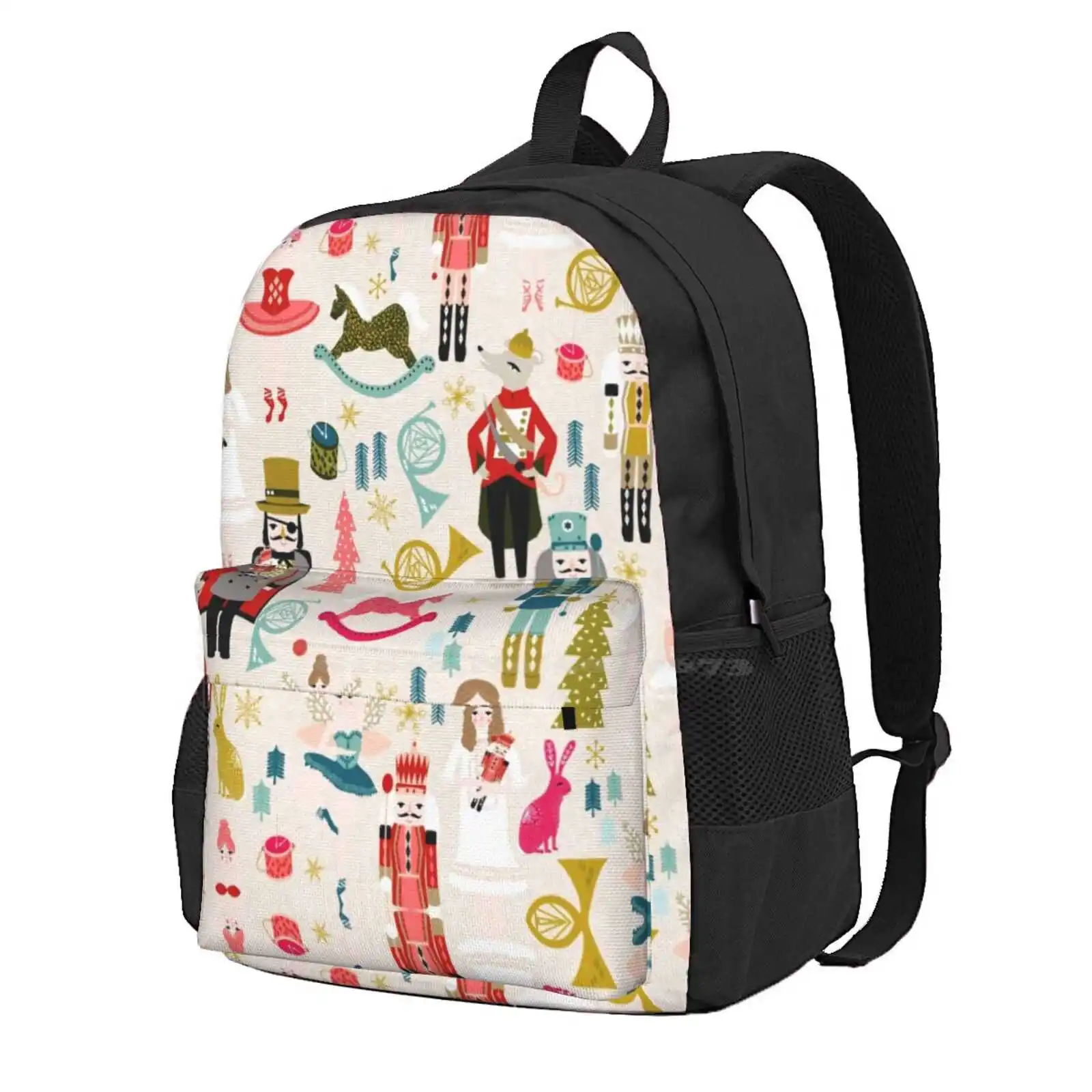 The Nutcracker - Beige By Andrea Lauren Hot Sale Schoolbag Backpack Fashion Bags Tchaikovsky Classical Music Christmas Holiday 
The Nutcracker - Beige By Andrea Lauren Hot Sale Schoolbag Backpack Fashion Bags Tchaikovsky Classical Music Christmas Holiday