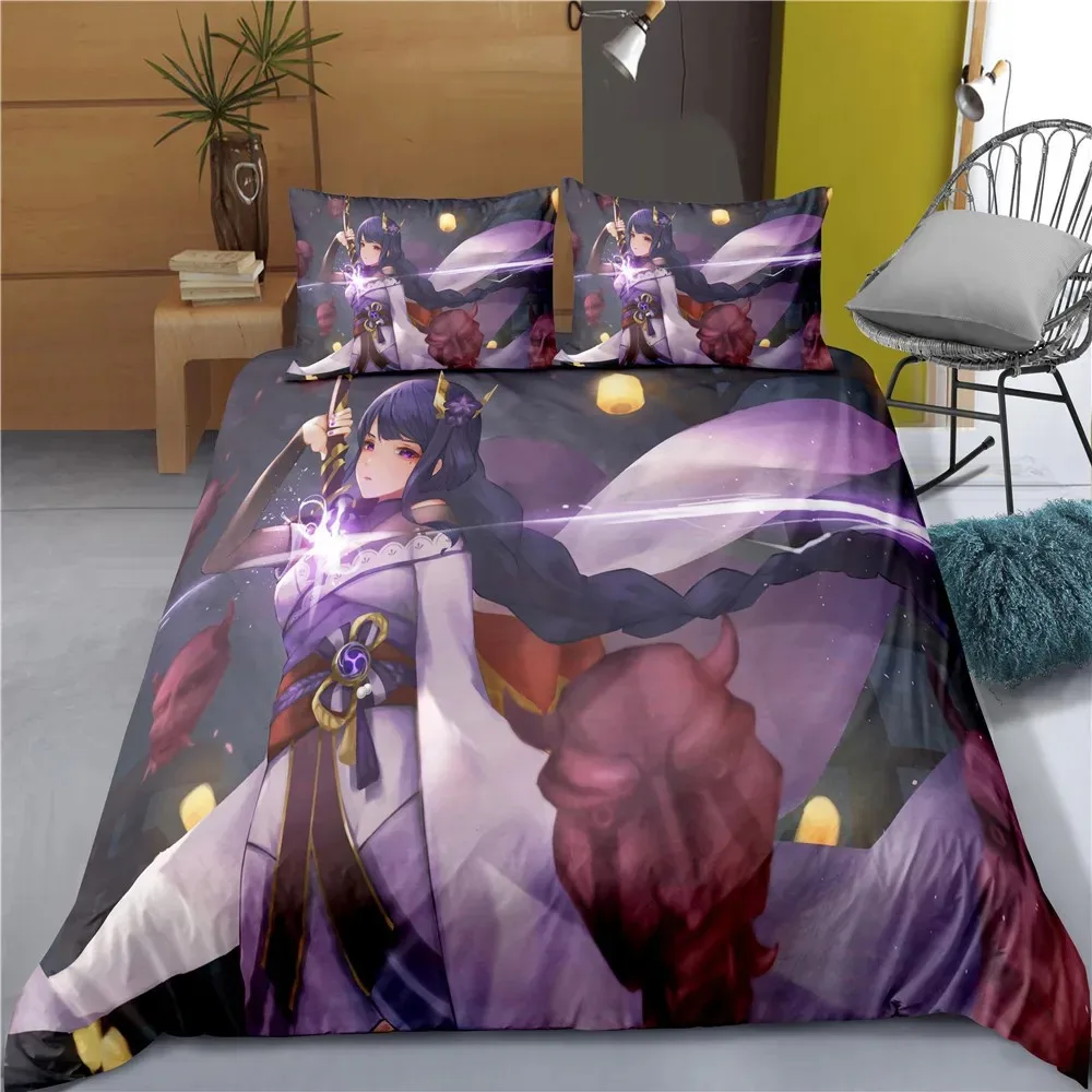 Indecor Genshin Impact Keqing Duvet Cover Pillowcase Bedding Set Single Twin Full Size for Kids Adults Bedroom Decor
Indecor Genshin Impact Keqing Duvet Cover Pillowcase Bedding Set Single Twin Full Size for Kids Adults Bedroom Decor