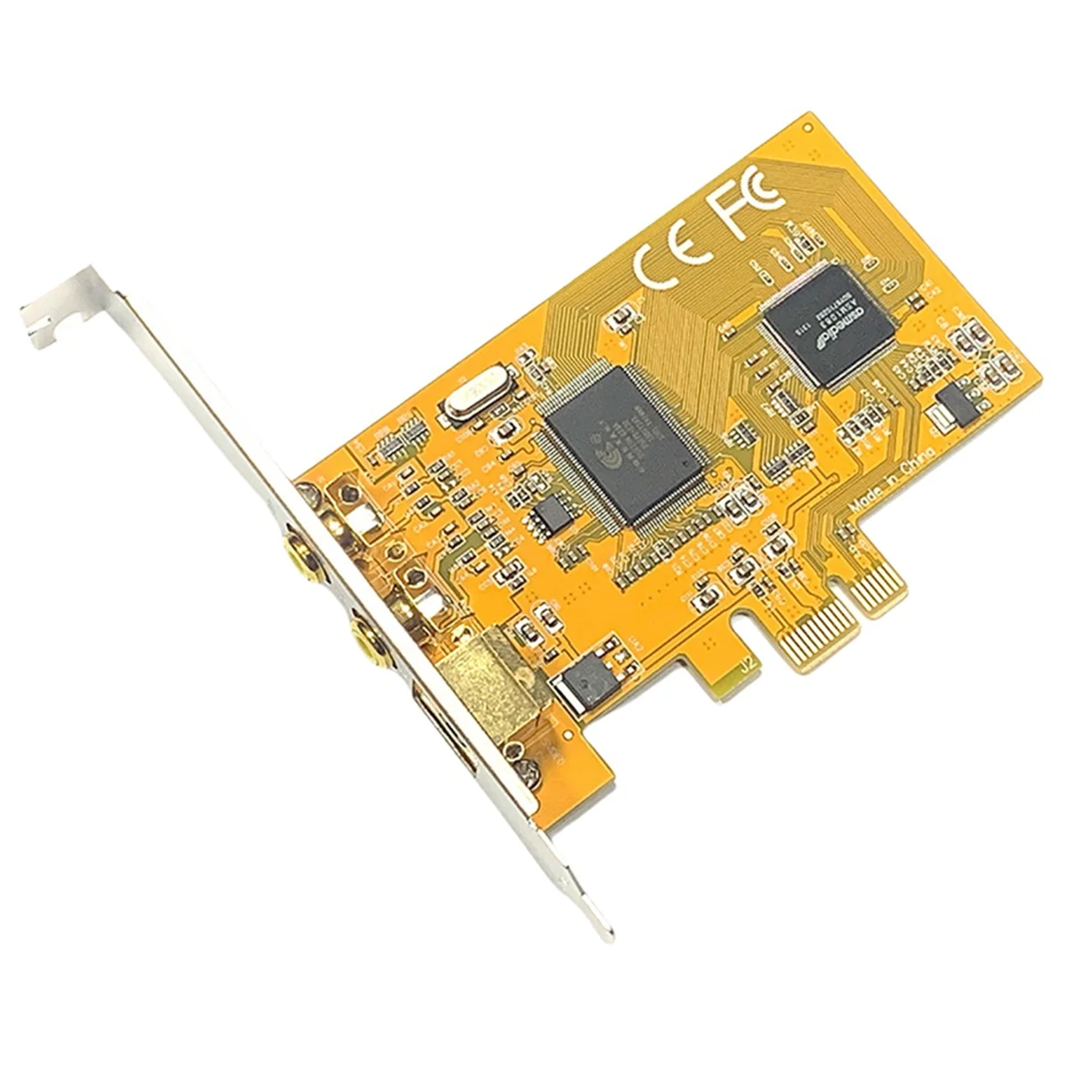 PCIE to AV 878A Video Capture Card PCIE Surveillance HD Image 640x480 2 PORTS AV Svhs Terminal Connector Capture Card-ABRJ
PCIE to AV 878A Video Capture Card PCIE Surveillance HD Image 640x480 2 PORTS AV Svhs Terminal Connector Capture Card-ABRJ