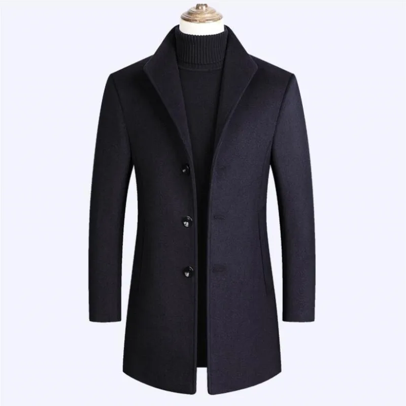 Winter Fashion Brand Men's Wool Blends Woolen Clothing Jacket Coats Men Autumn Casual Vintage Slim Long Trench Jackets Coat Male
Winter Fashion Brand Men's Wool Blends Woolen Clothing Jacket Coats Men Autumn Casual Vintage Slim Long Trench Jackets Coat Male
