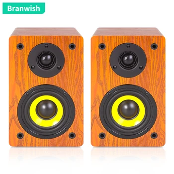 120W High-power High-fidelity Speaker Home HIFI Fever Passive Audio Home Theater Bookshelf Desktop Surround 4 Inch Speakers