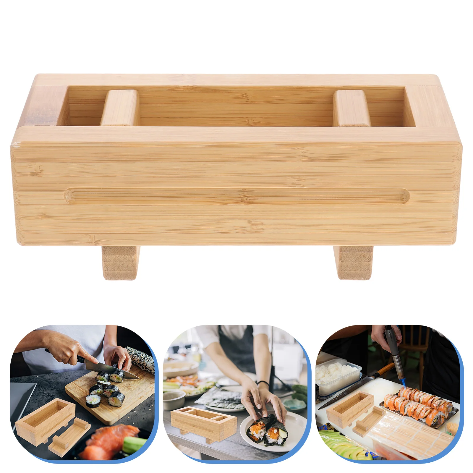 Bamboo Wooden Rectangular Sushi Press Mold Box Sushi Making Kit DIY Sushi Rice Roller Molds Sushi Kitchen Making Tools
Bamboo Wooden Rectangular Sushi Press Mold Box Sushi Making Kit DIY Sushi Rice Roller Molds Sushi Kitchen Making Tools