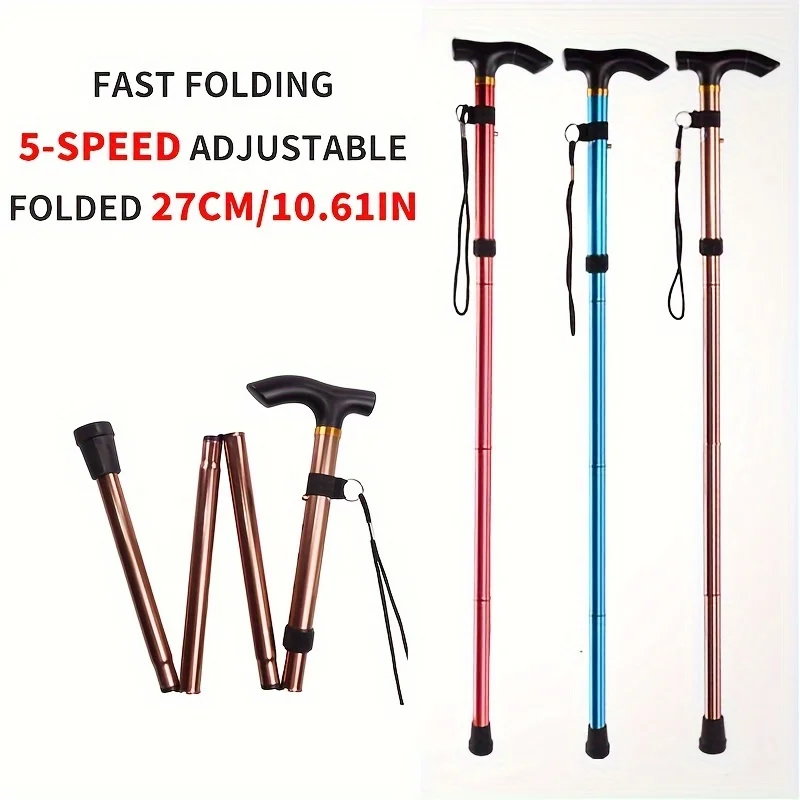 Ultra Light Aluminum Alloy Folding Telescopic Cane for Mountaineering Outdoor Equipment Hiking Stick Walking Aid Trekking Pole
Ultra Light Aluminum Alloy Folding Telescopic Cane for Mountaineering Outdoor Equipment Hiking Stick Walking Aid Trekking Pole
