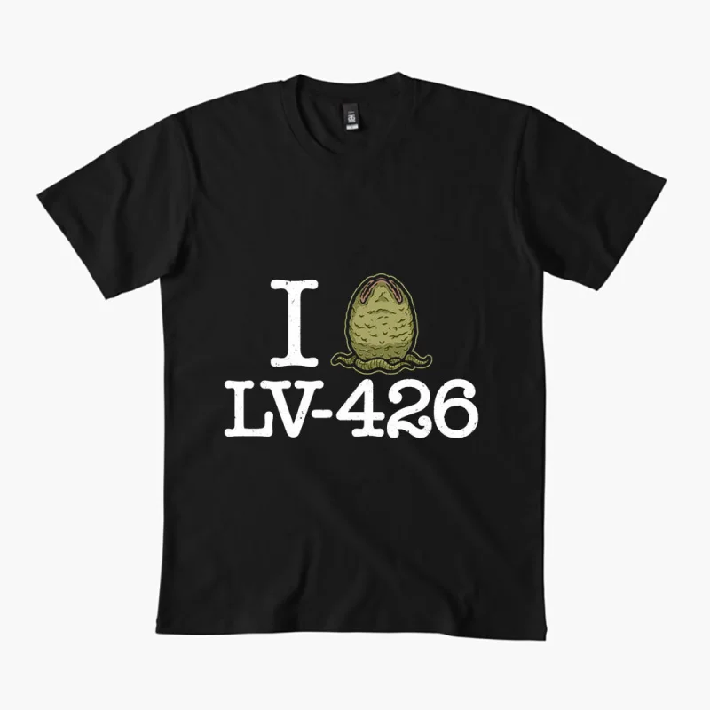 I Love LV-426 Alien Romulus #SciFi Gift T Shirt Weyland Yutani Xenomorph Graphic Clothes 100% cotton print All size tops S-6XL
I Love LV-426 Alien Romulus #SciFi Gift T Shirt Weyland Yutani Xenomorph Graphic Clothes 100% cotton print All size tops S-6XL