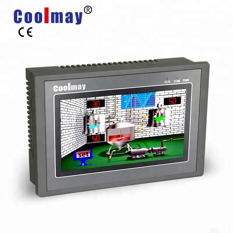 Coolmay 7inch HMI/PLC All In One NTC10K/NTC50K/NTC100K Temperature Controller EX3G-70KH-44MT
Coolmay 7inch HMI/PLC All In One NTC10K/NTC50K/NTC100K Temperature Controller EX3G-70KH-44MT