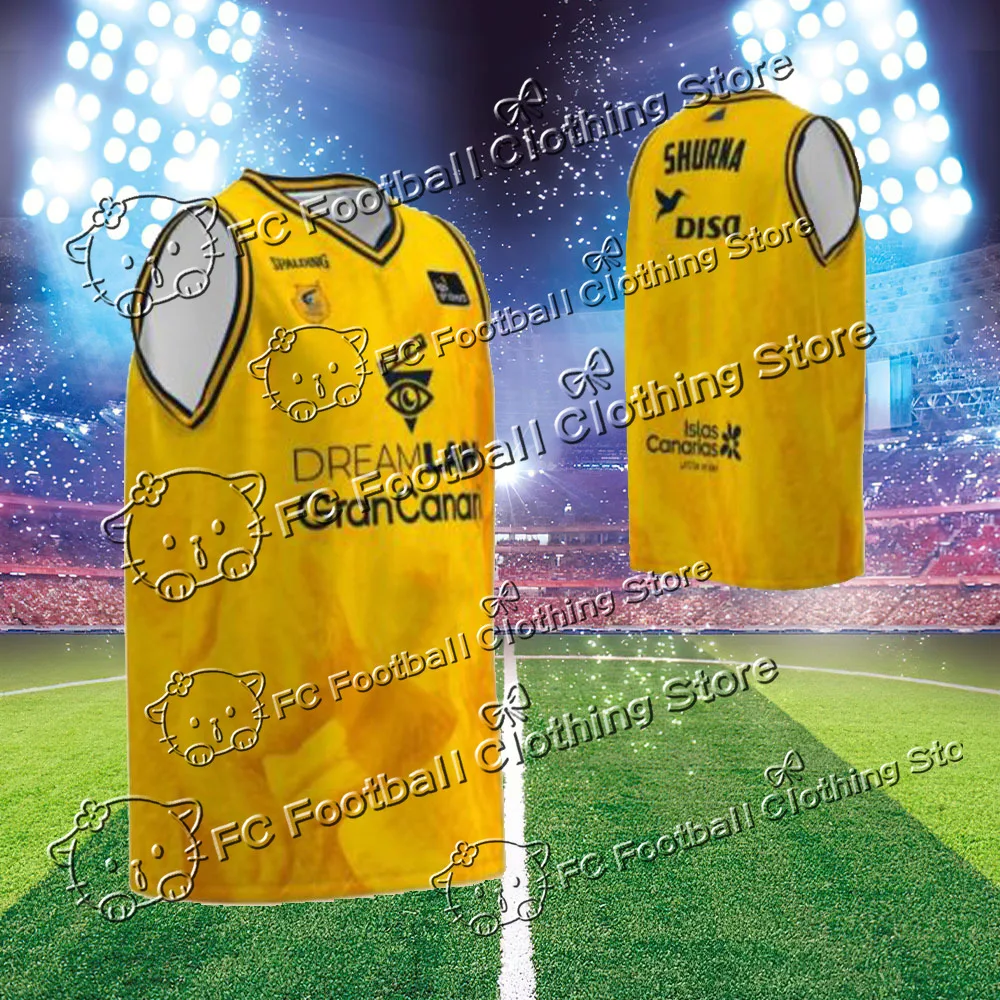 24_25 New Gran Canaria Basketball Jersey Oversized Men's T-Shirt 3d Printed Children_Adult Outdoor Training Breathable T-Shirt
24_25 New Gran Canaria Basketball Jersey Oversized Men's T-Shirt 3d Printed Children_Adult Outdoor Training Breathable T-Shirt