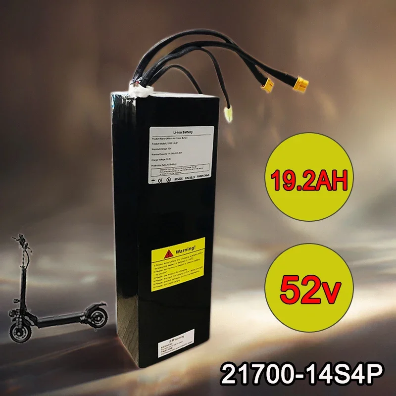 14S4P 52V 19.2AhLithium-ion Rechargeable Battery Pack 21700 Dual Port Fast Charging Power Cell
14S4P 52V 19.2AhLithium-ion Rechargeable Battery Pack 21700 Dual Port Fast Charging Power Cell