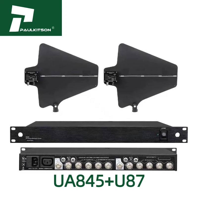 Paulkitson Antenna Distribution System UA845U87 5 Channel UHF 450-970mhz RF Signal Antennas Wireless Microphone Signal Amplifier
Paulkitson Antenna Distribution System UA845U87 5 Channel UHF 450-970mhz RF Signal Antennas Wireless Microphone Signal Amplifier