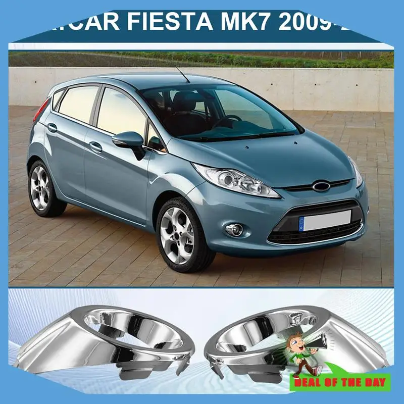 Car Front Fog Light Lamp Cover Foglight Bezel Frame 8A61-15A223AB 8A61-15A222AB For Ford Fiesta 2008-2012
Car Front Fog Light Lamp Cover Foglight Bezel Frame 8A61-15A223AB 8A61-15A222AB For Ford Fiesta 2008-2012