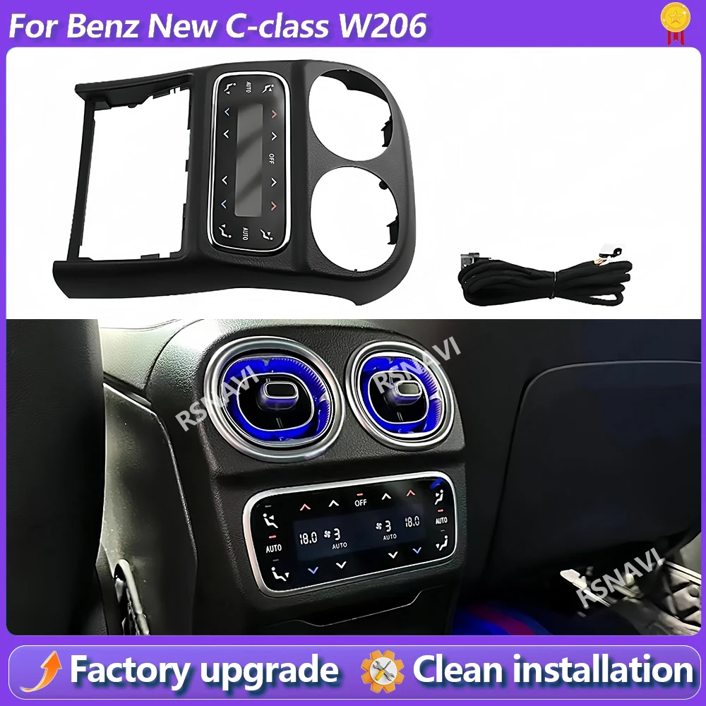 Rear Air Conditioner Control Panel LCD Switch Touch Screen AC Conditioning Panel For Mercedes Benz New C Class W206 Auto Parts
Rear Air Conditioner Control Panel LCD Switch Touch Screen AC Conditioning Panel For Mercedes Benz New C Class W206 Auto Parts