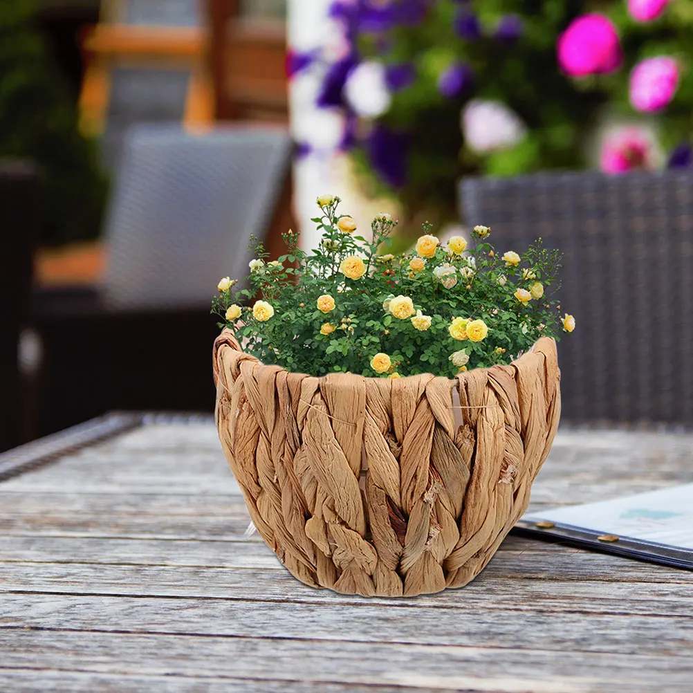 Waterproof Woven Flowerpot Decoration Basket for Planter Storage Portable Garden Holder Rustic Vintage Straw
Waterproof Woven Flowerpot Decoration Basket for Planter Storage Portable Garden Holder Rustic Vintage Straw